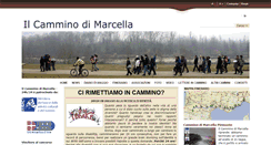 Desktop Screenshot of camminodimarcella.movimentolento.it
