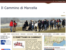Tablet Screenshot of camminodimarcella.movimentolento.it
